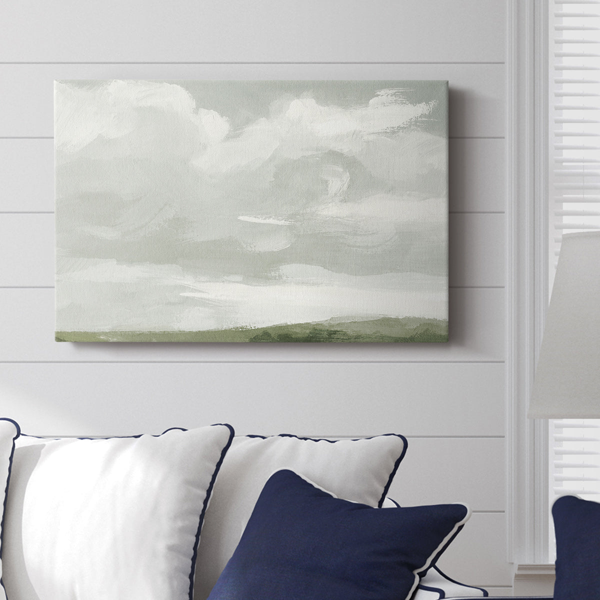 Gray Stone Sky III - Canvas Art Print