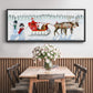 Santa's Snowmen Collection D - Floater Framed Canvas Print
