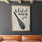Whisked Away - Modern Framed Canvas Print