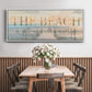 The Beach Is Calling - Floater Framed Canvas Print