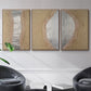 Silver Lake I - Framed Premium Gallery Wrapped Canvas L Frame 3 Piece Set - Ready to Hang