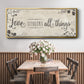Love Conquers - Floater Framed Canvas Print