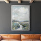 Peninsula Path - Modern Framed Canvas Print