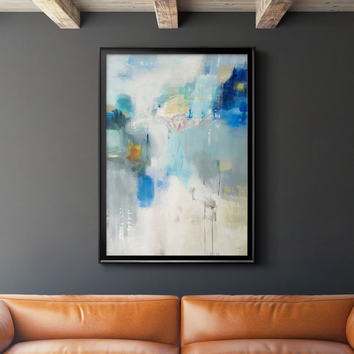 Celeste Motion I - Modern Framed Canvas Print