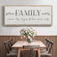 Love Never Ends - Floater Framed Canvas Print