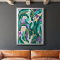 Jungle Wave I - Modern Framed Canvas Print