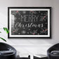 Merry Christmas Chalkboard - Modern Framed Art Print