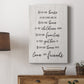 Love and Friends - Canvas Art Print