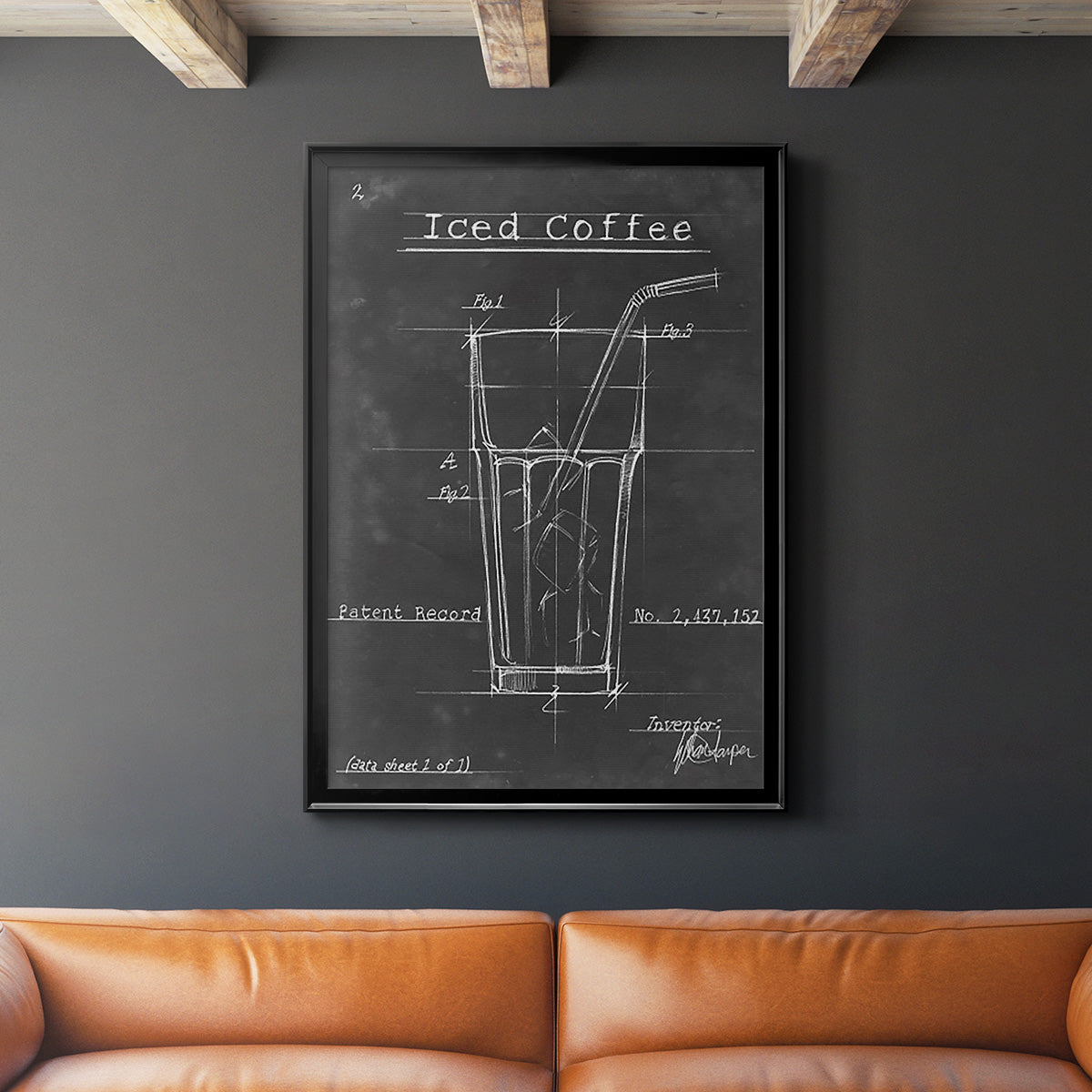 Morning Routine IV - Modern Framed Canvas Print