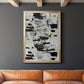 Tiles & Texture Abstract Angles III - Modern Framed Canvas Print