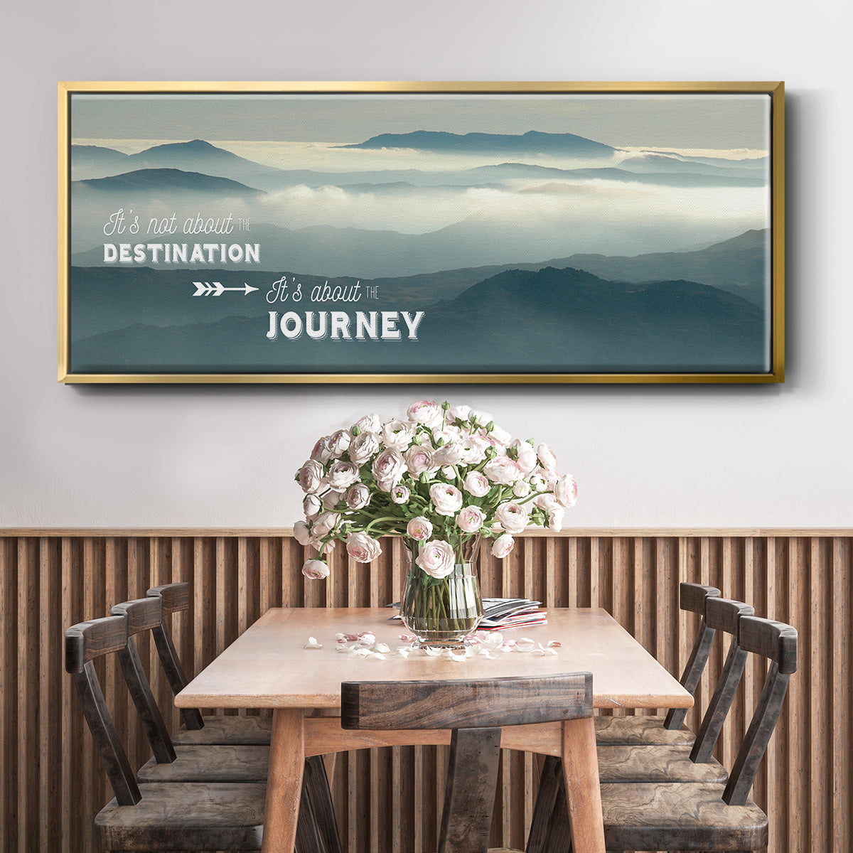 The Journey - Floater Framed Canvas Print