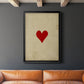 Small Heart - Modern Framed Canvas Print