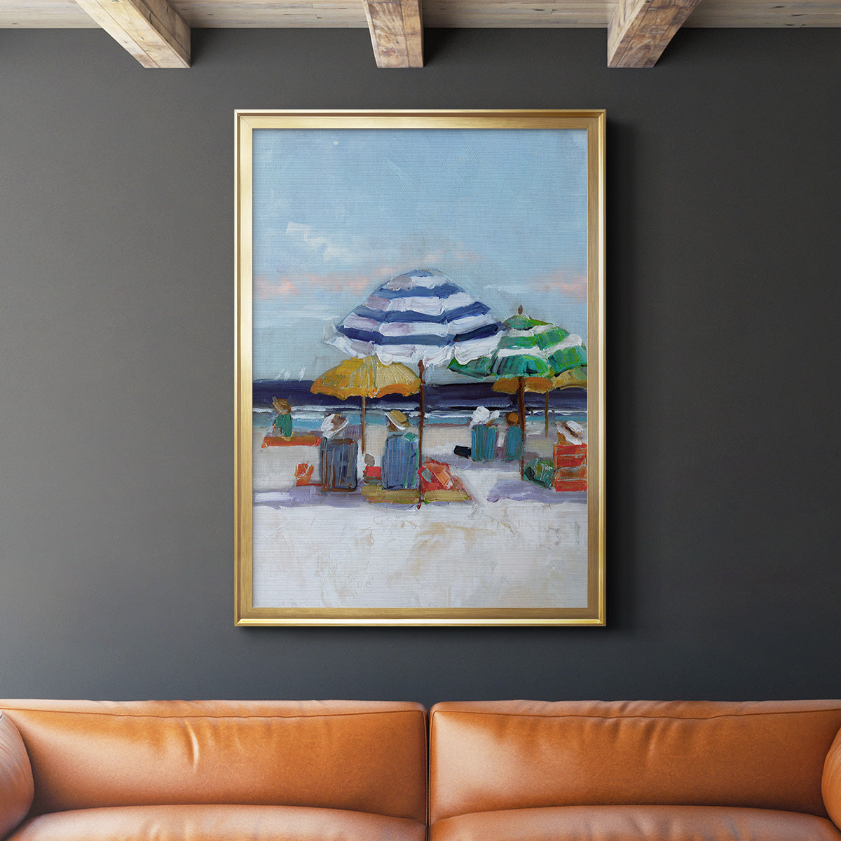 A Day Dream II - Modern Framed Canvas Print