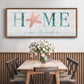 Home Beach - Floater Framed Canvas Print