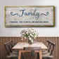 Family Forever - Floater Framed Canvas Print