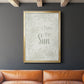 Chase the Sun - Modern Framed Canvas Print