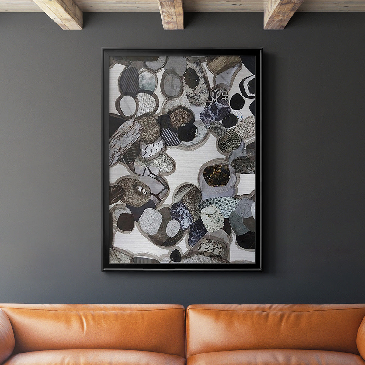 Egyptian Desert - Modern Framed Canvas Print