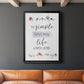 The Simple Things - Modern Framed Canvas Print