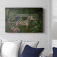 Zebra In Conservatory - Canvas Art Print