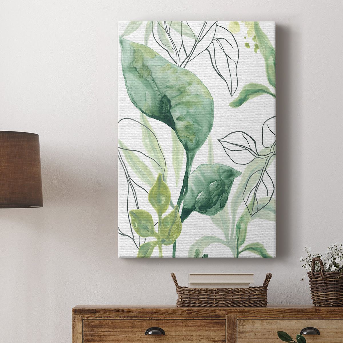 Tropical Palm Chorus I - Canvas Art Print