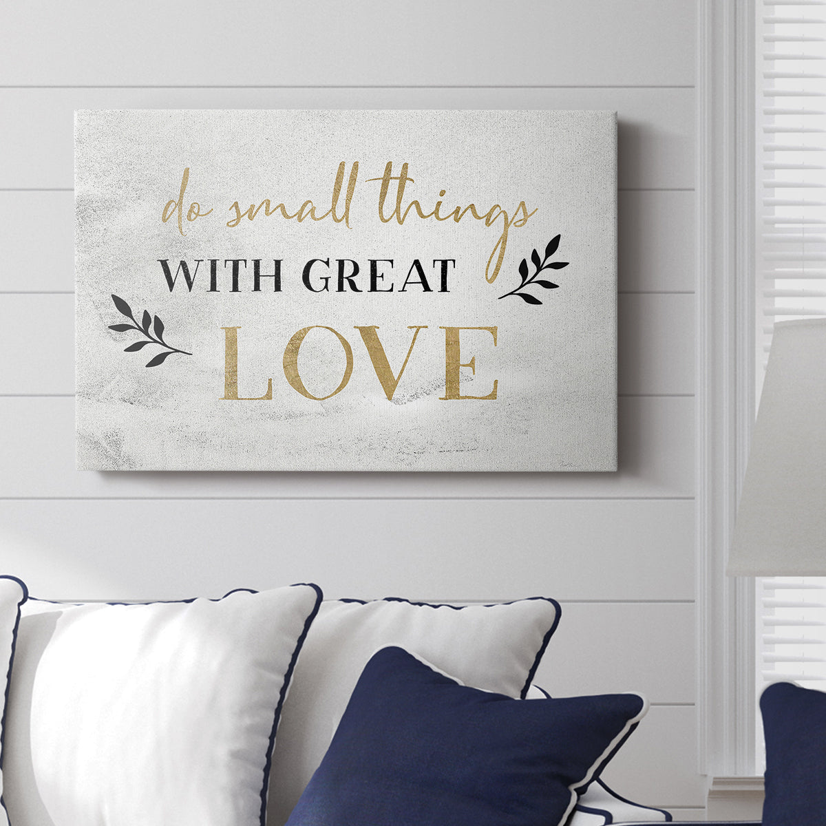 Small Things Gold - Canvas Art Print