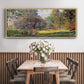 The Park - Floater Framed Canvas Print