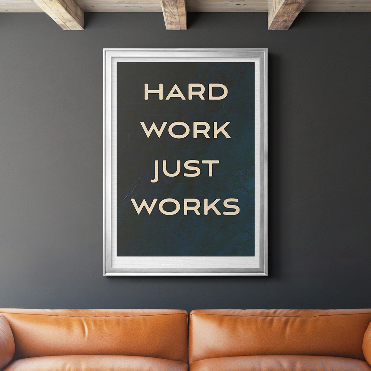 Bro-Inspo I - Modern Framed Canvas Print
