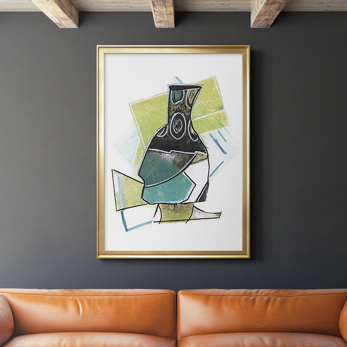 Jubilee Jugs II - Modern Framed Canvas Print