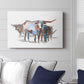 Modern Longhorns II - Canvas Art Print
