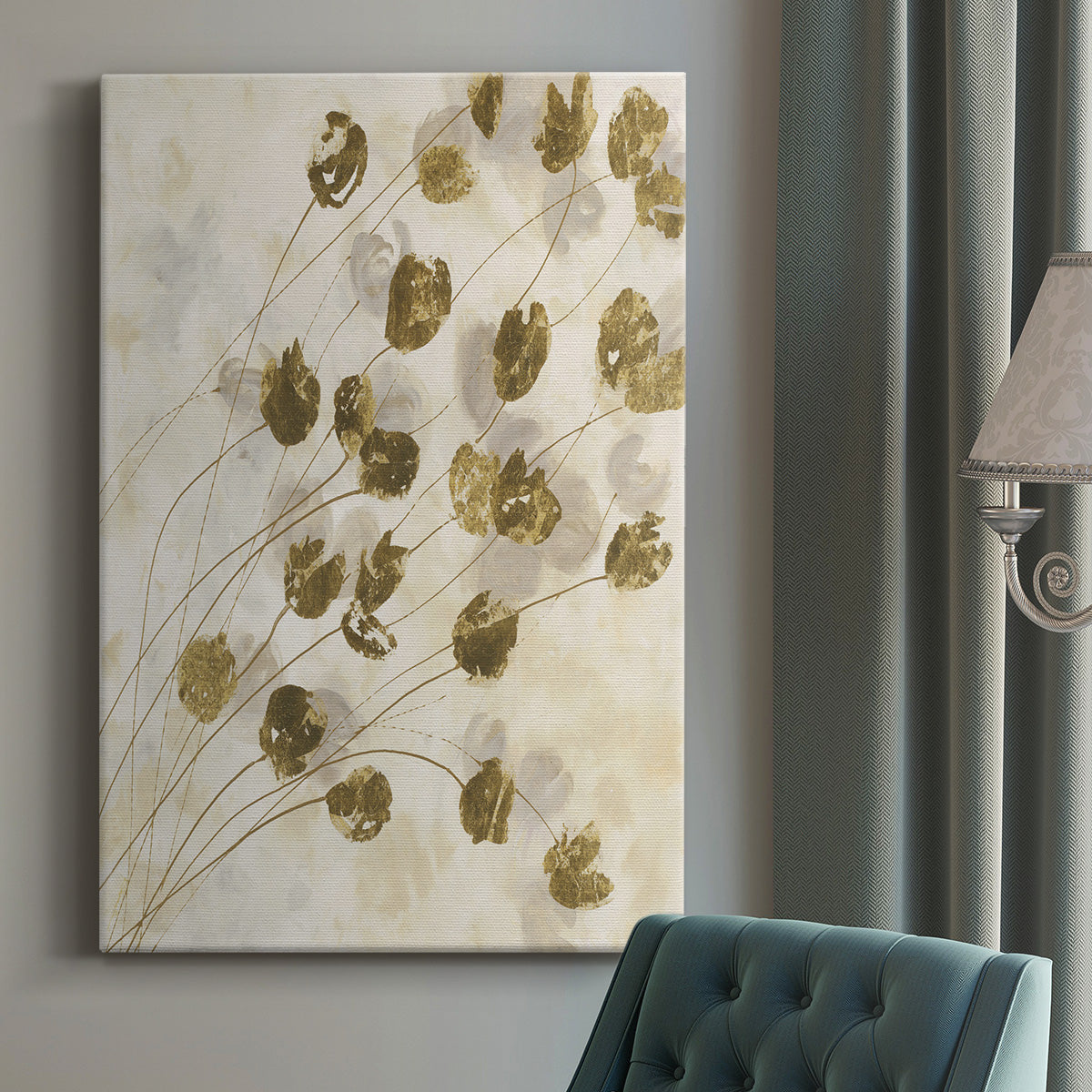 Elegance In Bloom IV Premium Gallery Wrapped Canvas - Ready to Hang