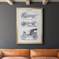Industrial Motorcar - Modern Framed Canvas Print