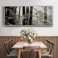 Misty Forest - Floater Framed Canvas Print