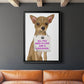 Love and Chihuahua - Modern Framed Canvas Print