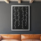 Ivory Vines II - Modern Framed Canvas Print