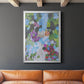 Iris Garden - Modern Framed Canvas Print