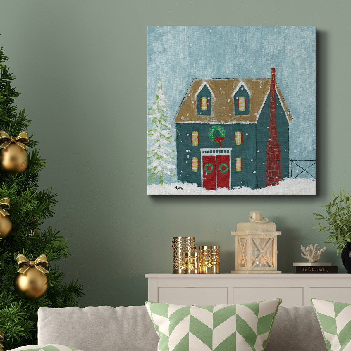 Ready For Christmas-Premium Gallery Wrapped Canvas - Ready to Hang