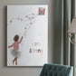 Girl Flying Kite Premium Gallery Wrapped Canvas - Ready to Hang