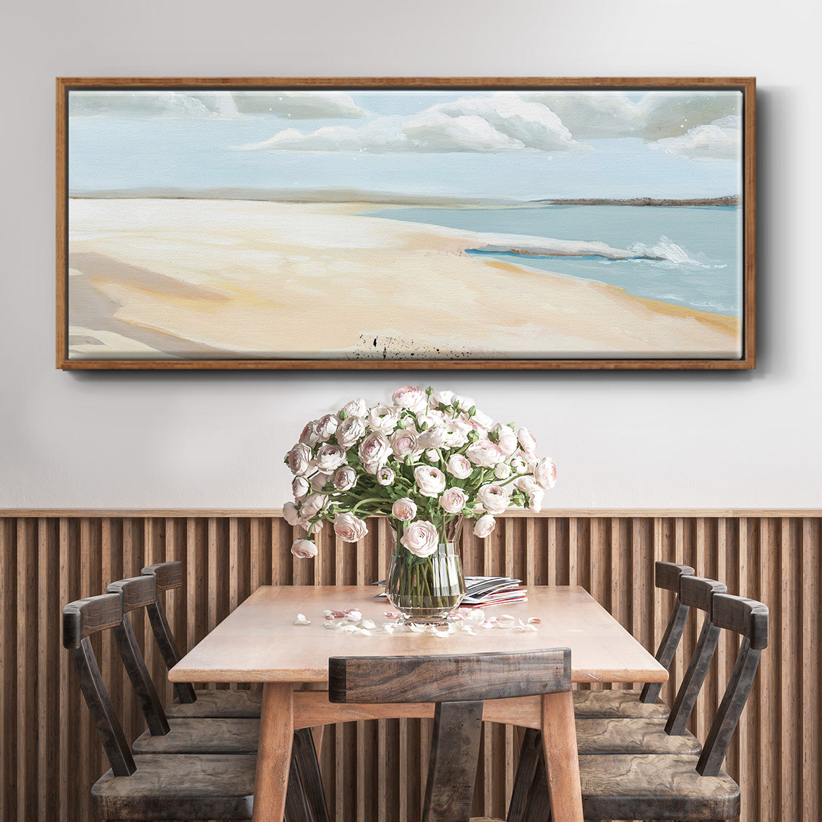 Sandy Getaway II - Floater Framed Canvas Print