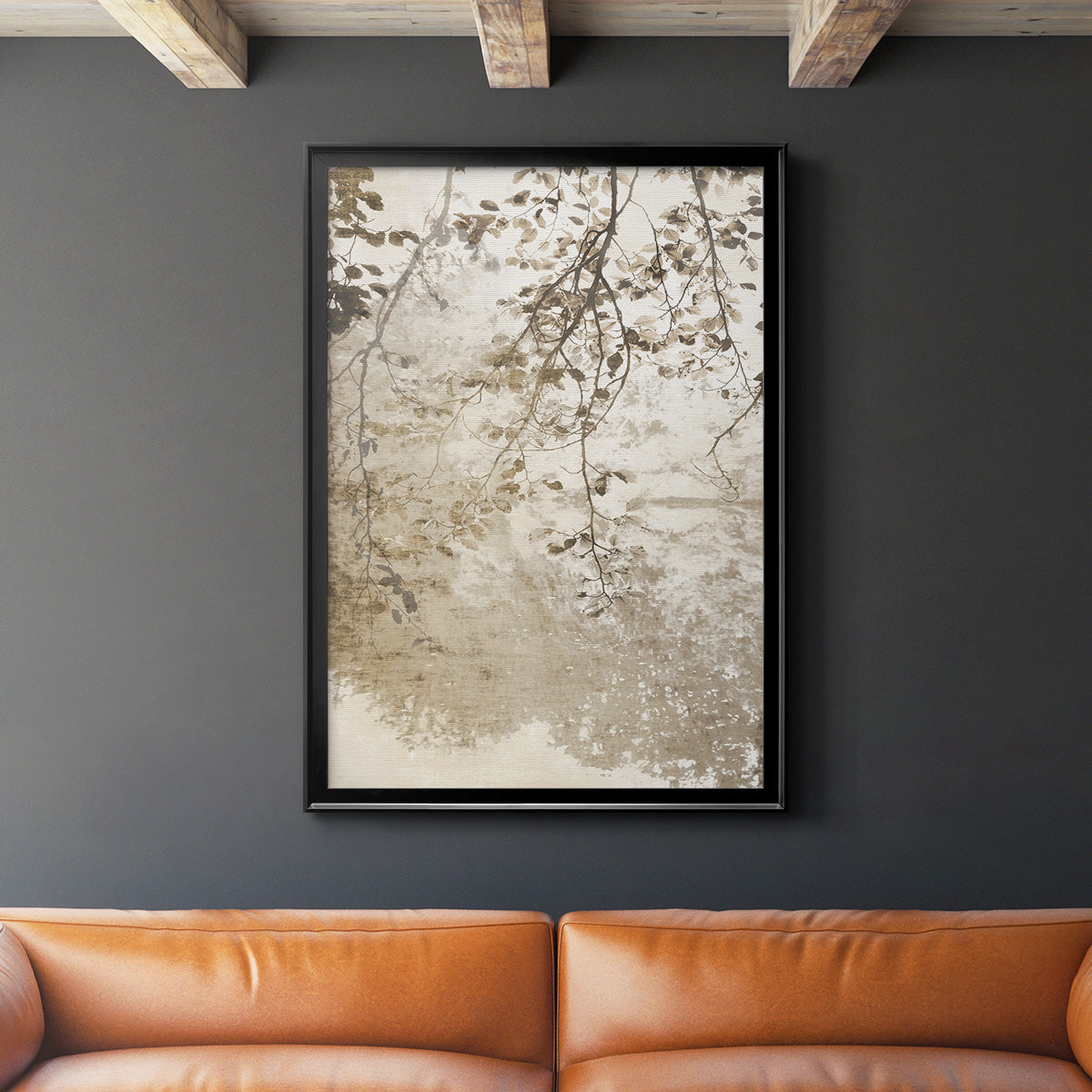 Fresco - Modern Framed Canvas Print