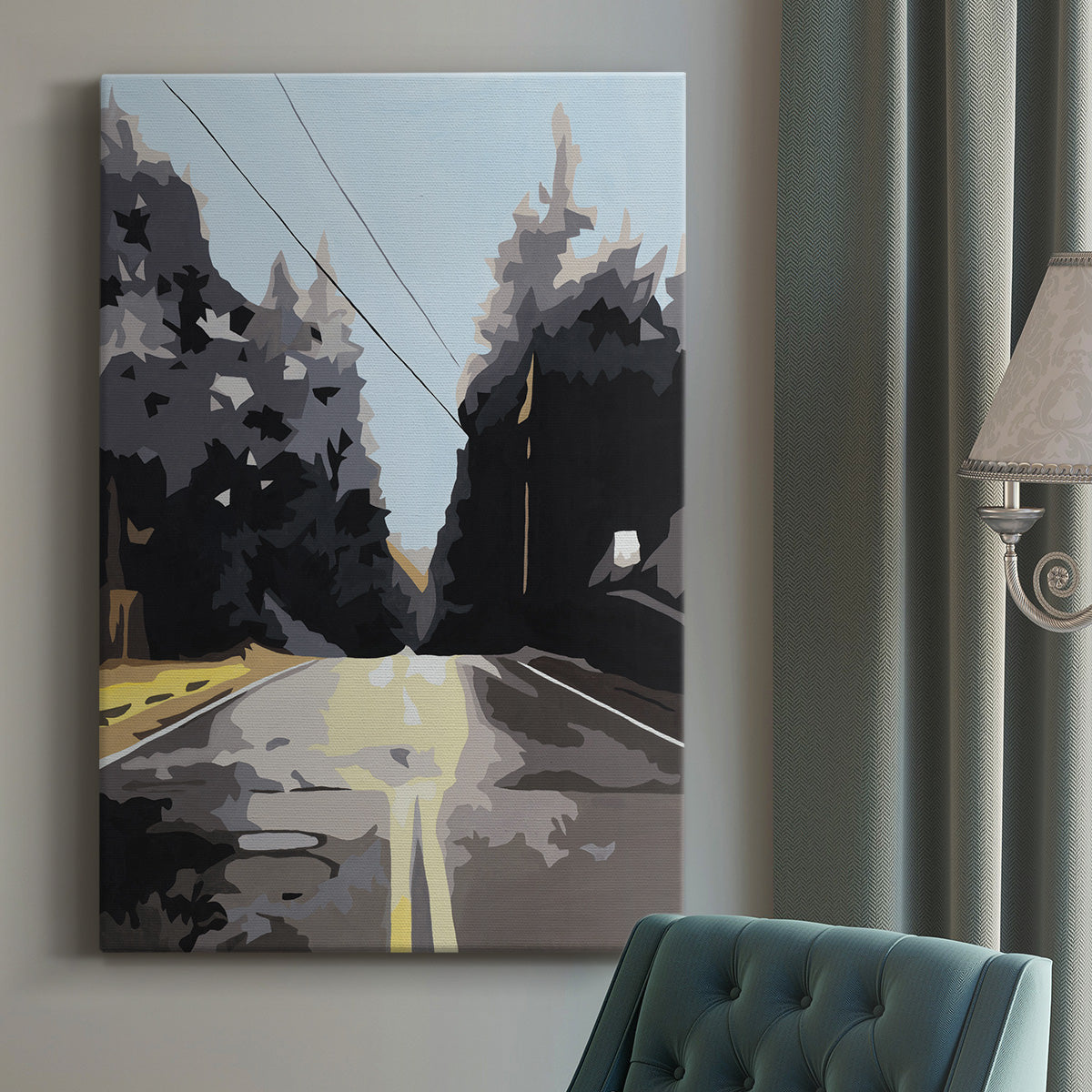 The Road Less Traveled Premium Gallery Wrapped Canvas - Ready to Hang