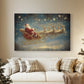Dusk of Pale Winter Sleigh - Canvas Art Print