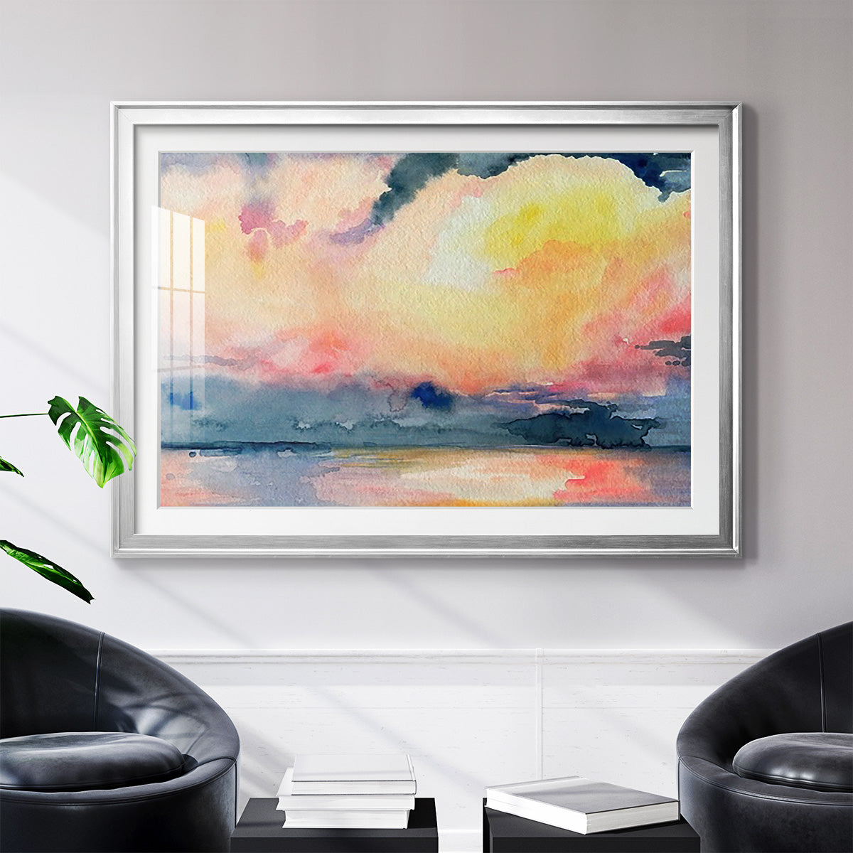 Prism Seascape III - Modern Framed Art Print