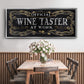 Wine Taster - Floater Framed Canvas Print