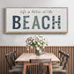 Beach Better - Floater Framed Canvas Print