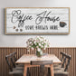 Love Brews - Floater Framed Canvas Print