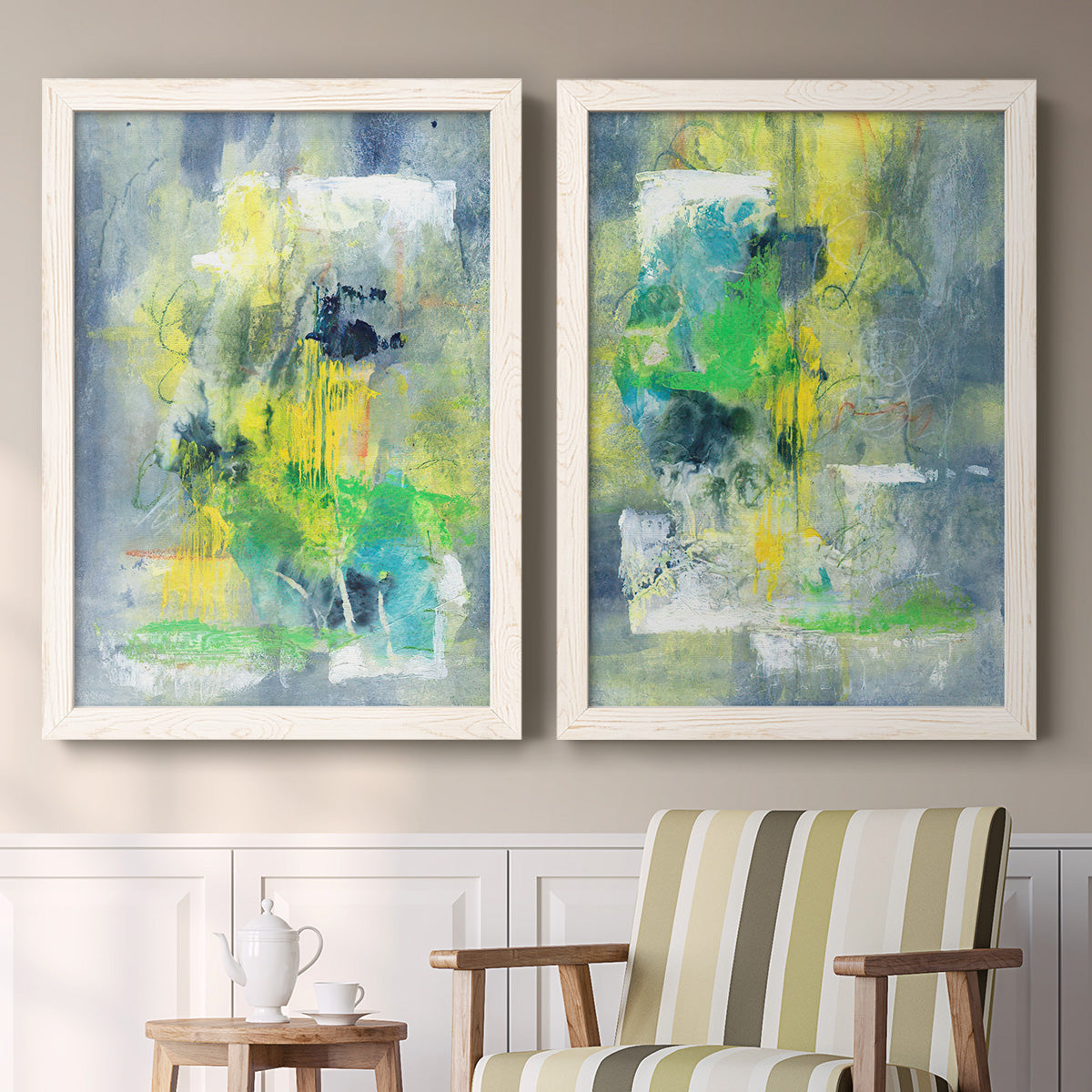 Sweet Things I - Premium Framed Canvas 2 Piece Set - Ready to Hang