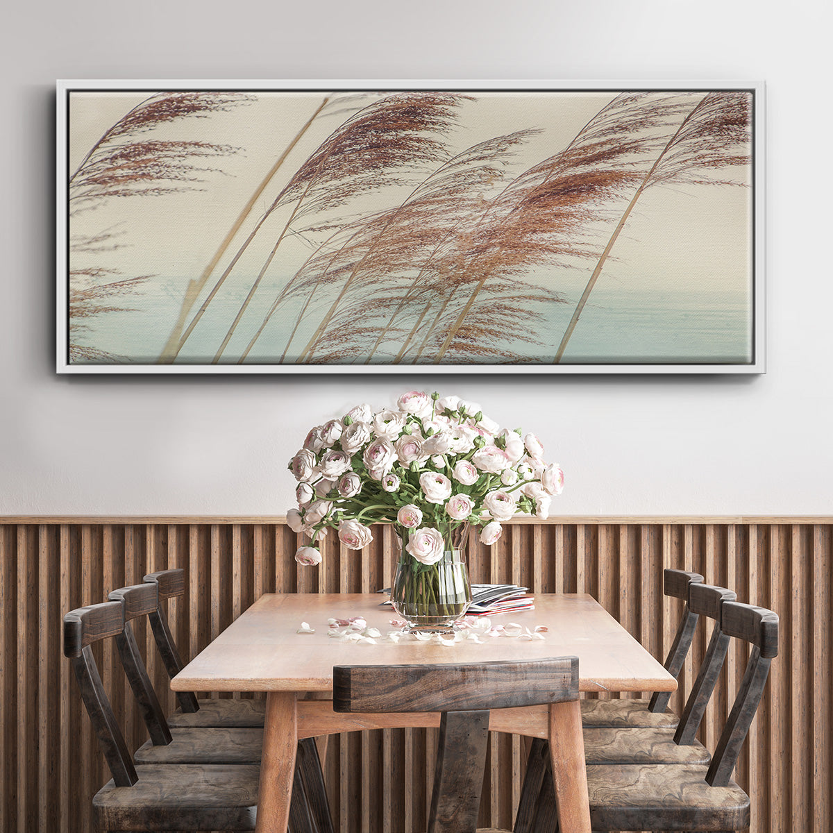 Windy II - Floater Framed Canvas Print