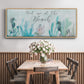 Seahorses and Coral - Floater Framed Canvas Print