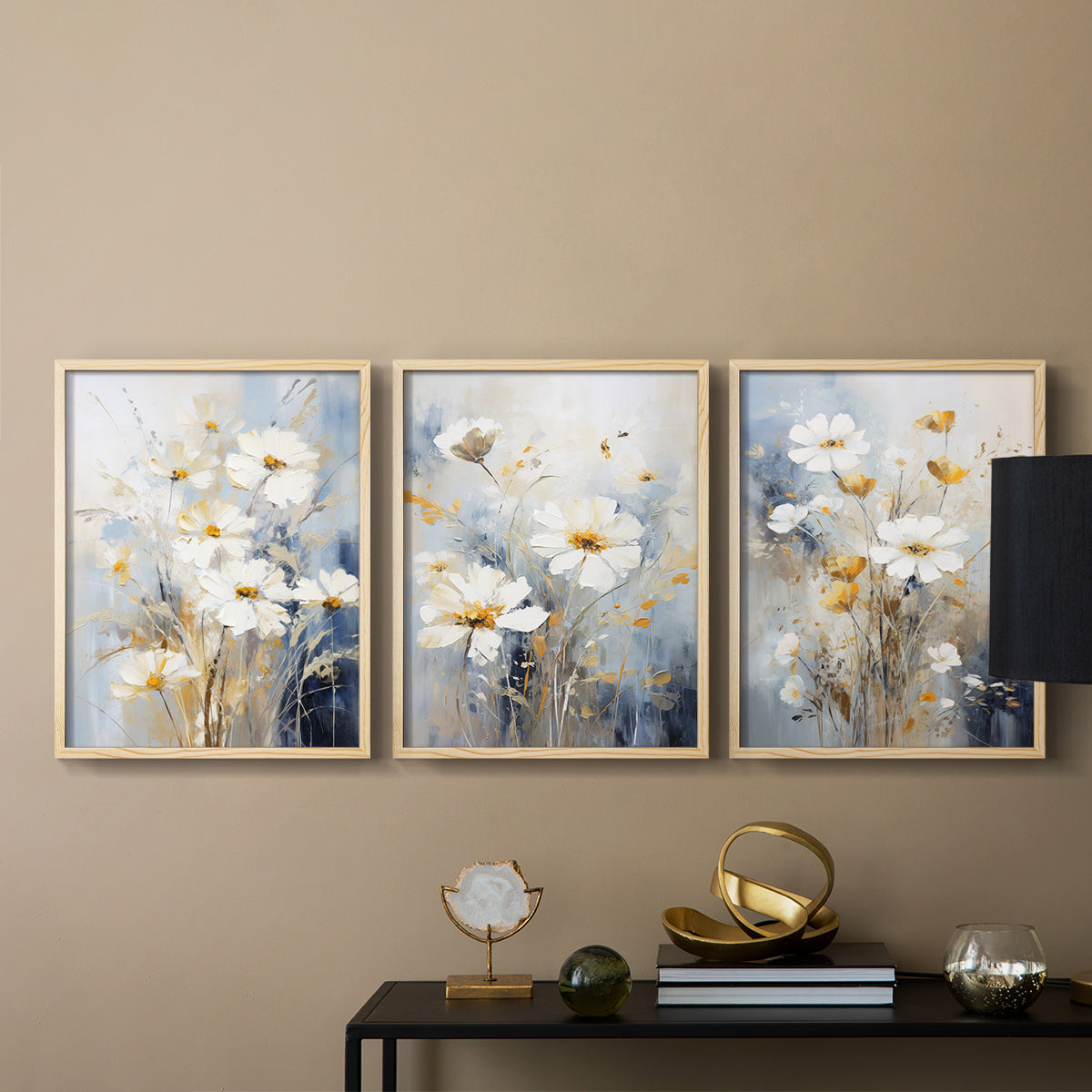 Floral Study Series XCV - Restickable Framed Art Set