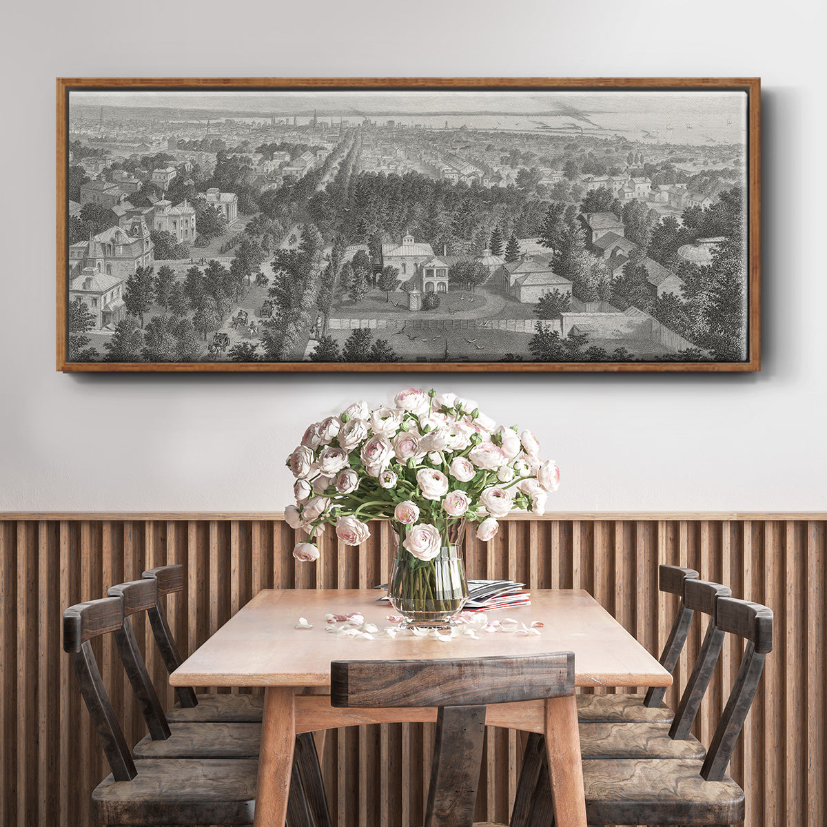 City of Buffalo - Floater Framed Canvas Print